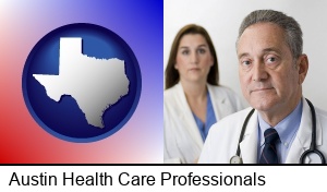 Austin, Texas - a doctor and a nurse