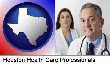 a doctor and a nurse in Houston, TX