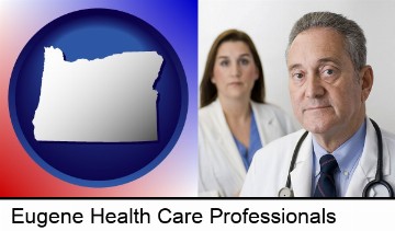 a doctor and a nurse in Eugene, OR