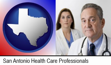 a doctor and a nurse in San Antonio, TX