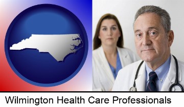 a doctor and a nurse in Wilmington, NC